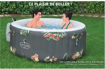 Gifi Spa Gonflable Rond Lay-Z Spa Aruba offre