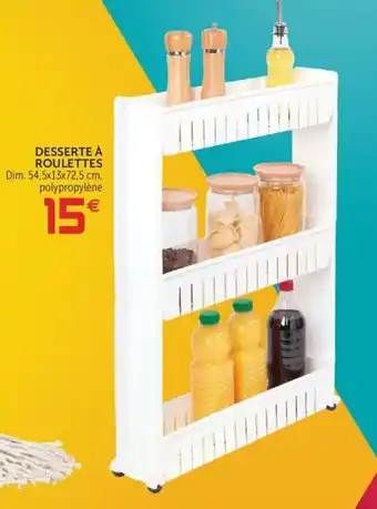 Gifi Desserte à Roulettes offre