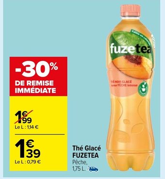 Carrefour Market Thé Glacé Fuzetea offre