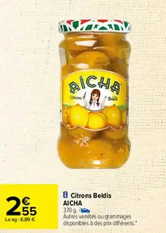 Citrons Beldis Aicha