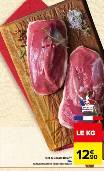 Carrefour Filets de canard Halal offre
