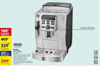 Carrefour Espresso avec broyeur offre