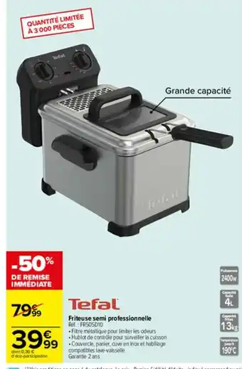 Friteuse semi professionnelle