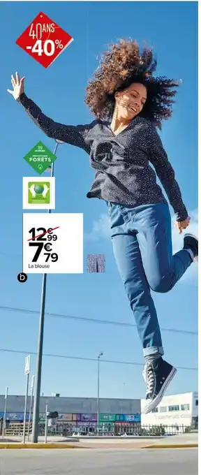 Carrefour Blouse femme offre