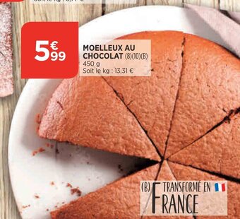 Bi1 Moelleux Au Chocolat offre