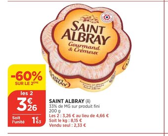 Bi1 Saint Albray offre
