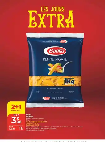 Bi1 Pätes Barilla offre