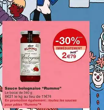 Monoprix Sauce Bolognaise offre