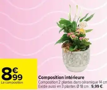 Carrefour Composition intérieure offre