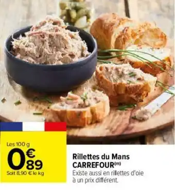 Carrefour Rillettes du mans CARREFOUR offre