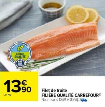 Carrefour Filet de truite filière qualité carrefour offre