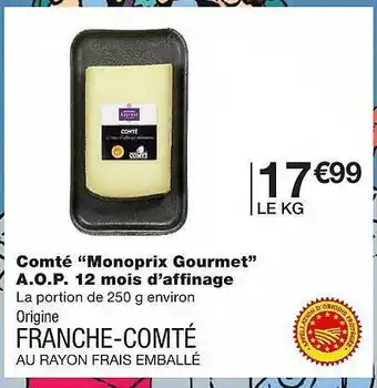 Monoprix Comté offre