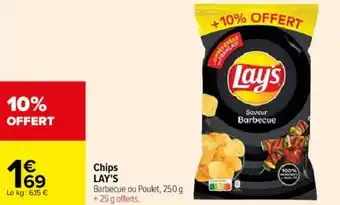 Carrefour Chips LAY'S offre