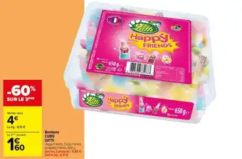 Carrefour Bonbons CUBO LUTTI offre