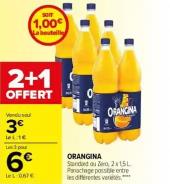Carrefour Orangina offre