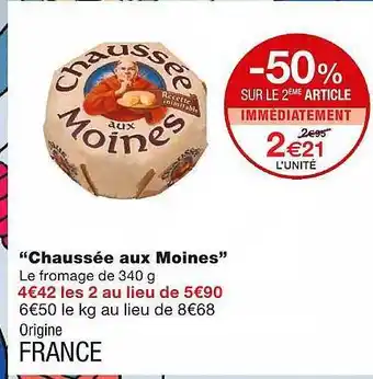 Monoprix Offre &quot;chaussée Aux Moines&quot; chez Monoprix offre