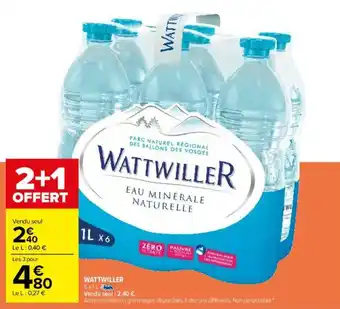 Carrefour Wattwiller offre