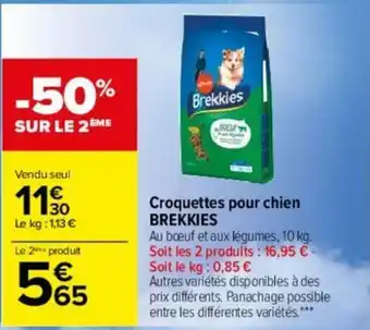 Croquettes pour chien Brekkies