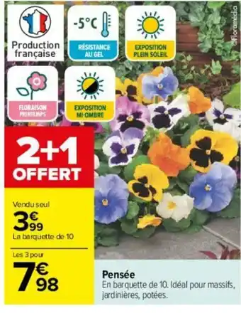 Carrefour Pensée offre
