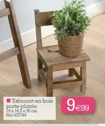 Tabouret En Bois Porte-Plante