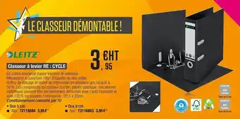 Plein ciel Classeur à Levier Re Cycle Leitz offre
