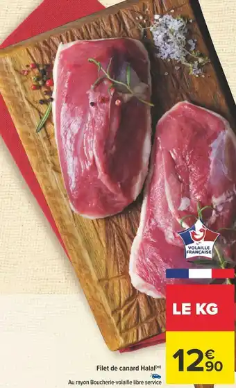 Carrefour Filet de canard halal offre