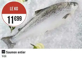 Géant Casino Saumon entier offre