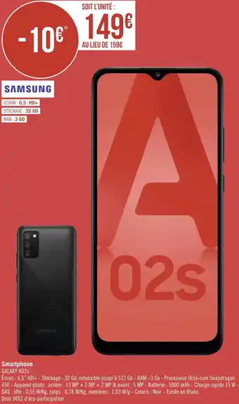 Géant Casino Samsung smartphone offre