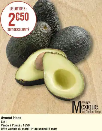 Géant Casino Avocat hass offre