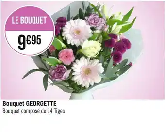 Géant Casino Bouquet georgette offre