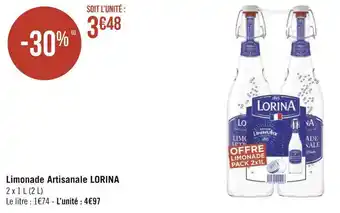 Géant Casino Lorina limonade artisanale offre