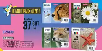 Plein ciel Multipacks Epson Exceed Your Vision offre