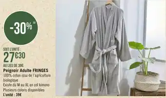 Peignoir adulte fringes