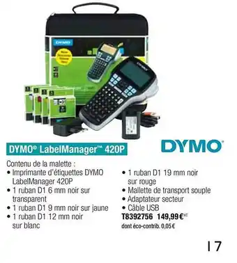 Dymo Labelmanager 420p