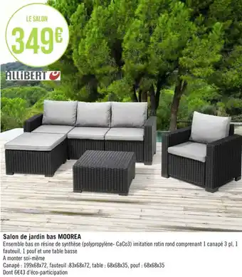 Géant Casino Allibert salon de jardin bas moorea offre
