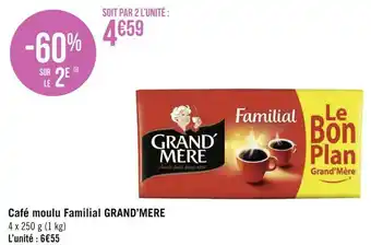 Géant Casino Grand’mere café moulu familial offre