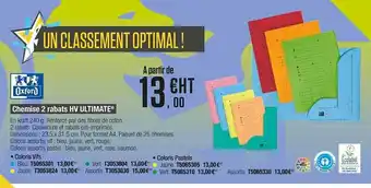 Plein ciel Chemise 2 Rabats Hv Ultimate Oxford offre