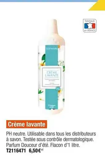 Plein ciel Crème Lavante offre