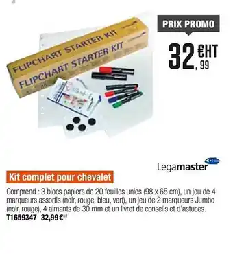 Plein ciel Kit Complet Pour Chevalet Legamaster offre