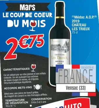 Médoc A.O.P. 2019