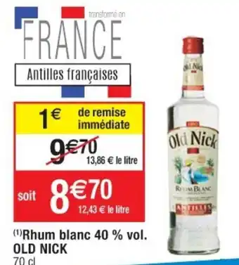 Cora x Carrefour Rhum blanc offre