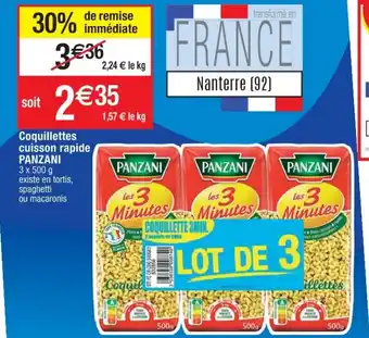 Coquillettes cuisson rapide PANZNAI