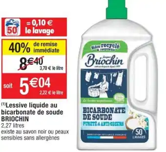 Lesisve liquide au bicarbonate de soude BRIOCHIN