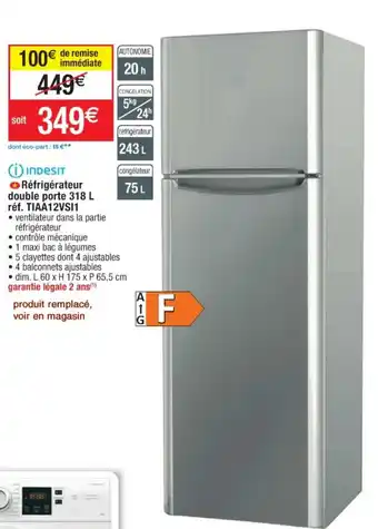 Cora x Carrefour Réfrigérateur double porte offre