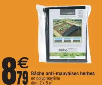 Cora x Carrefour Bâche anti-mauvaises herbes offre