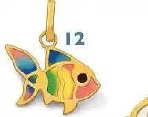 Pendentif Laque or Jaune