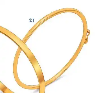 Le manège à bijoux Bracelet Jonc Diamètre Petit Modèle or Jaune offre
