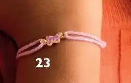 Le manège à bijoux Bracelet Cordon Et Laque or Jaune offre