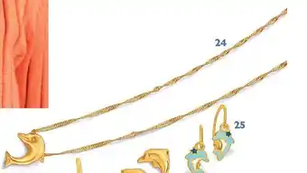 Le manège à bijoux Collier 40cm or Jaune offre