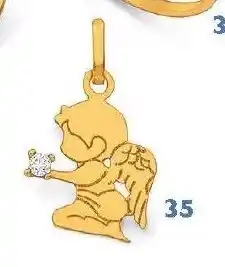Le manège à bijoux Pendentif oxyde de zirconium, or jaune 0,41 g. offre